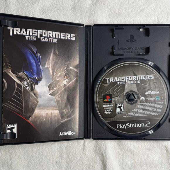 Transformers: The Game (PS2, 2007) Complete CIB w/ Manual & Disc - PlayStation 2 - Picture 3 of 7